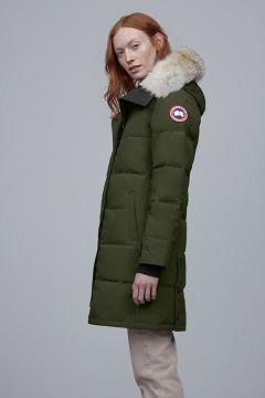Chamarras Canada Goose Mujer Mexico - Shelburne Abrigos Verdes LT2048513